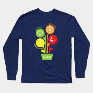 STEM: Science Technology Engineering Mathematics Shirts: Best Teacher Shirts Gifts Long Sleeve T-Shirt